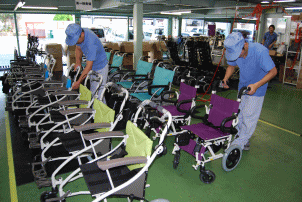 カワムラサイクル　神戸工場　車椅子　ISO9001